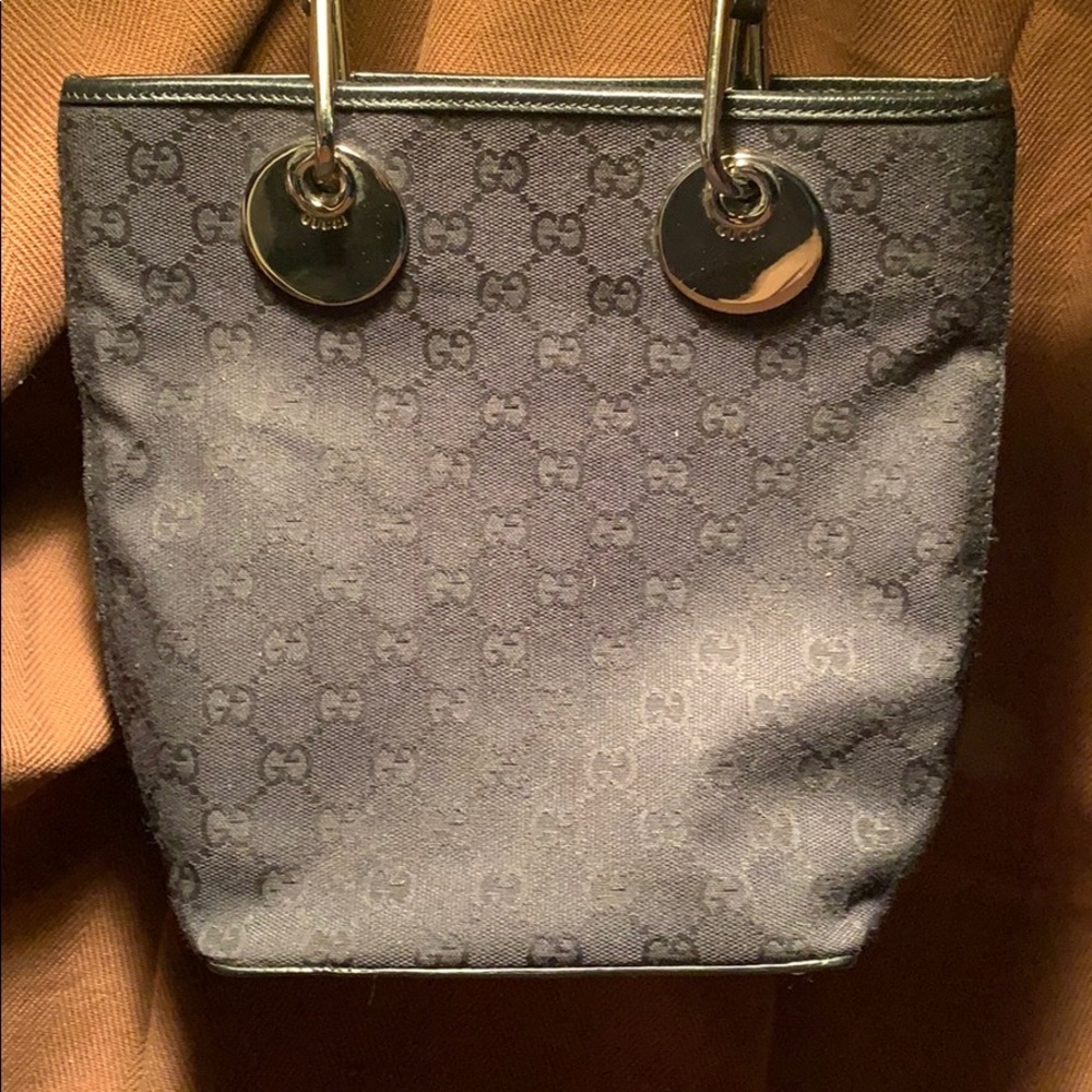 Gucci Eclipse Iconic G Pattern Textile/Leather Bag - image 2